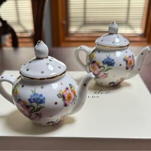 Mackenzie-Childs Salt & Pepper Shakers New with box